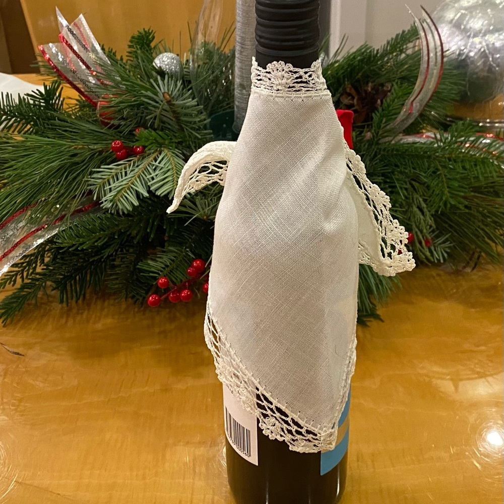 Linen Wine Bib
